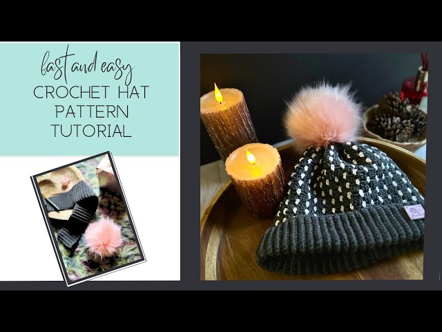 Video thumbnail for Easy Textured Crochet Hat Tutorial | Modern Block Stitch Beanie (Beginner-Friendly!)