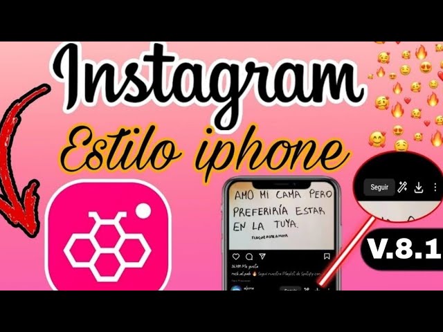 Video thumbnail for INSTAGRAM ESTILO IPHONE en ANDROID 2024 con FUENTES y EMOJIS 🌈 Honista