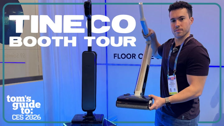 Video thumbnail for Tineco CES 2026 Booth Tour | Foldable Vacuums, Cordless Steamers and More!
