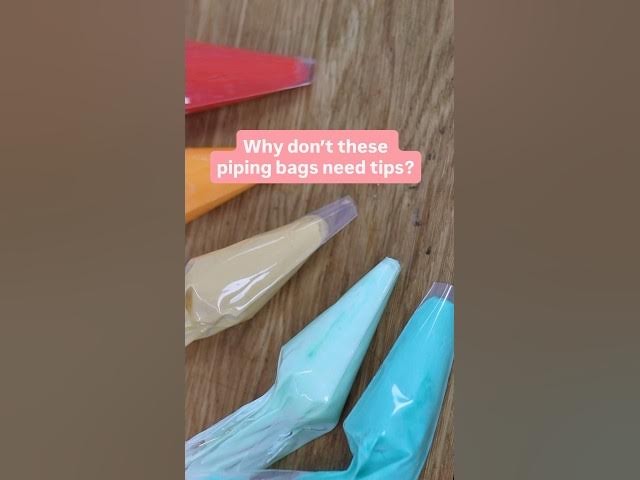 Video thumbnail for Would you believe me if I said they share a dirty piping tip?! #cakedecorating #piping #buttercream