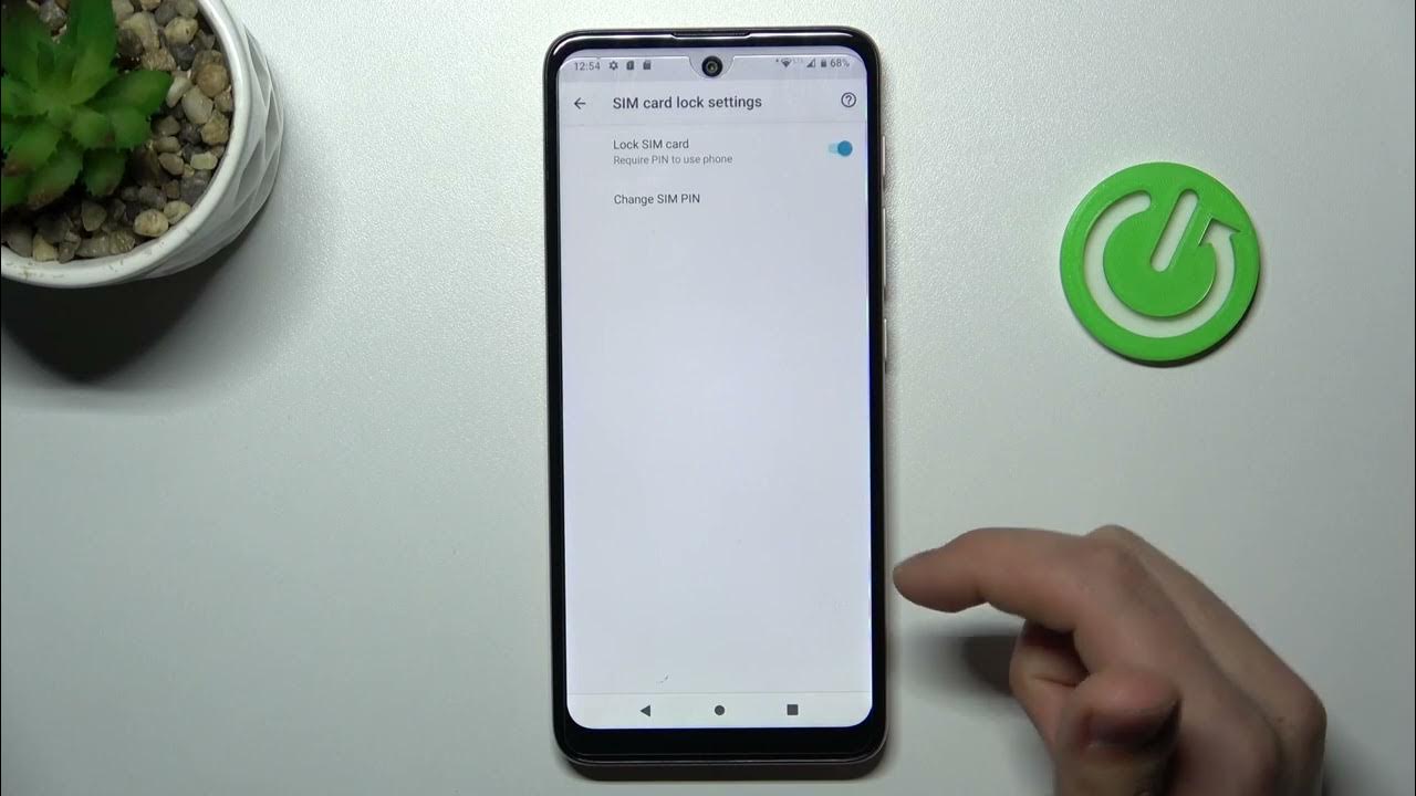 Video thumbnail for How to Turn Off the SIM Lock Function on the MOTOROLA Moto E40 - Remove the SIM Card PIN Code