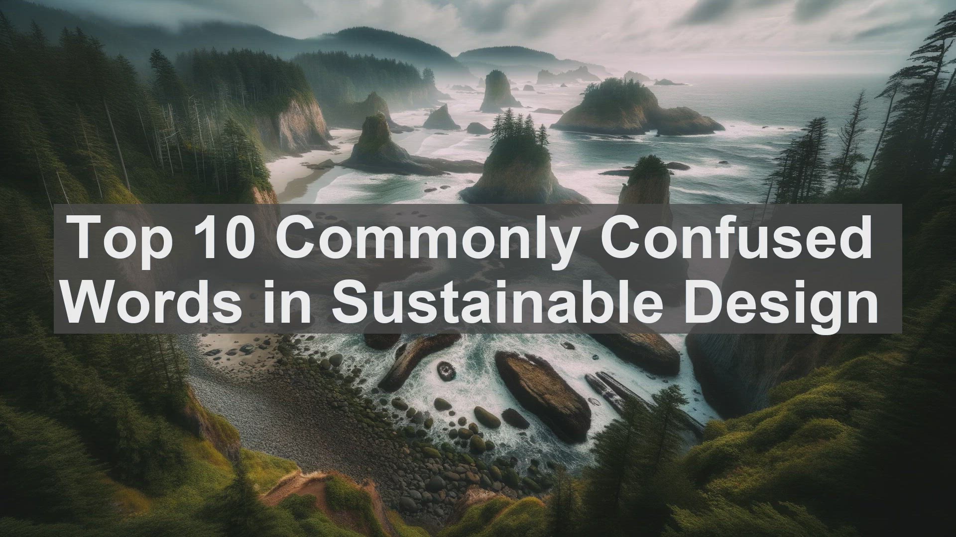 'Video thumbnail for Top 10 Commonly Confused Words in Sustainable Design'