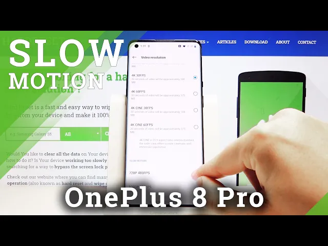 Video thumbnail for How to Change Slow Motion Mode in OnePlus 8 Pro – Activate Slow Motion