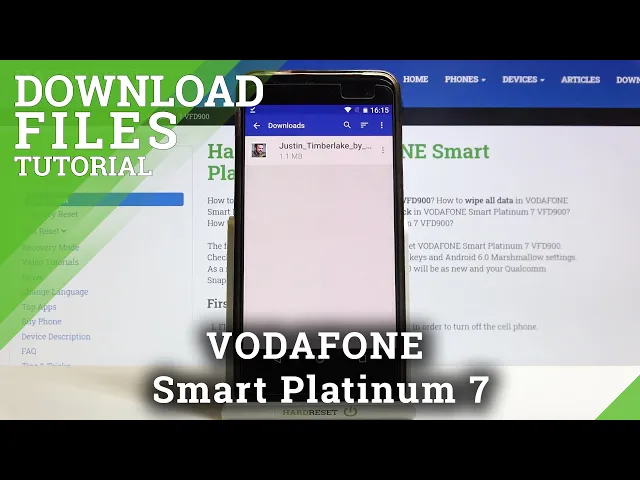 Video thumbnail for Downloaded Files Location - VODAFONE Smart Platinum 7 and Saved Files