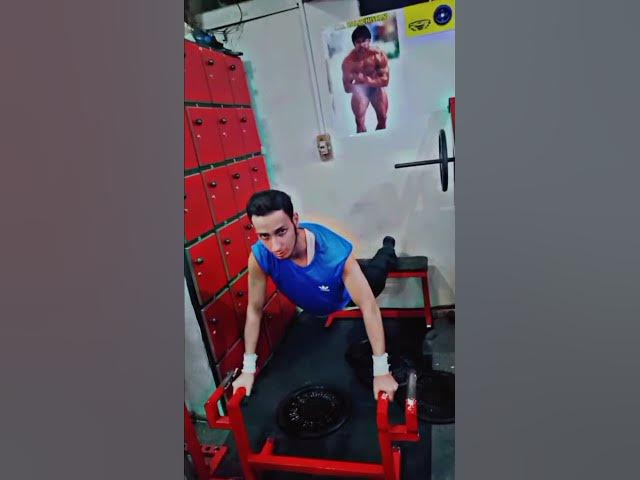 Video thumbnail for push up exercise in Iron man gym#gymmotivation #motivation