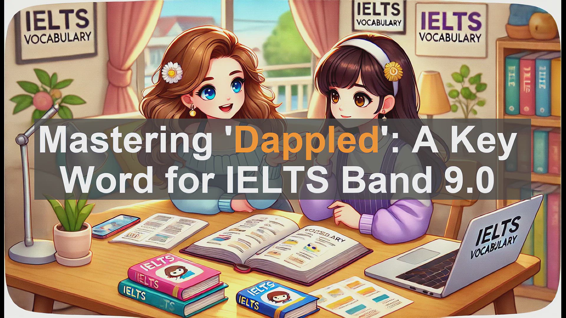 'Video thumbnail for 2000 Must Know IELTS 9.0 Vocabulary - Mastering 'Dappled': A Key Word for IELTS Band 9.0'