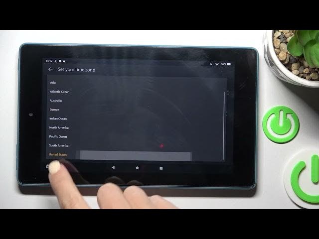 Video thumbnail for How to Change Time Zone on AMAZON Fire 7 - Automatic Time Zone