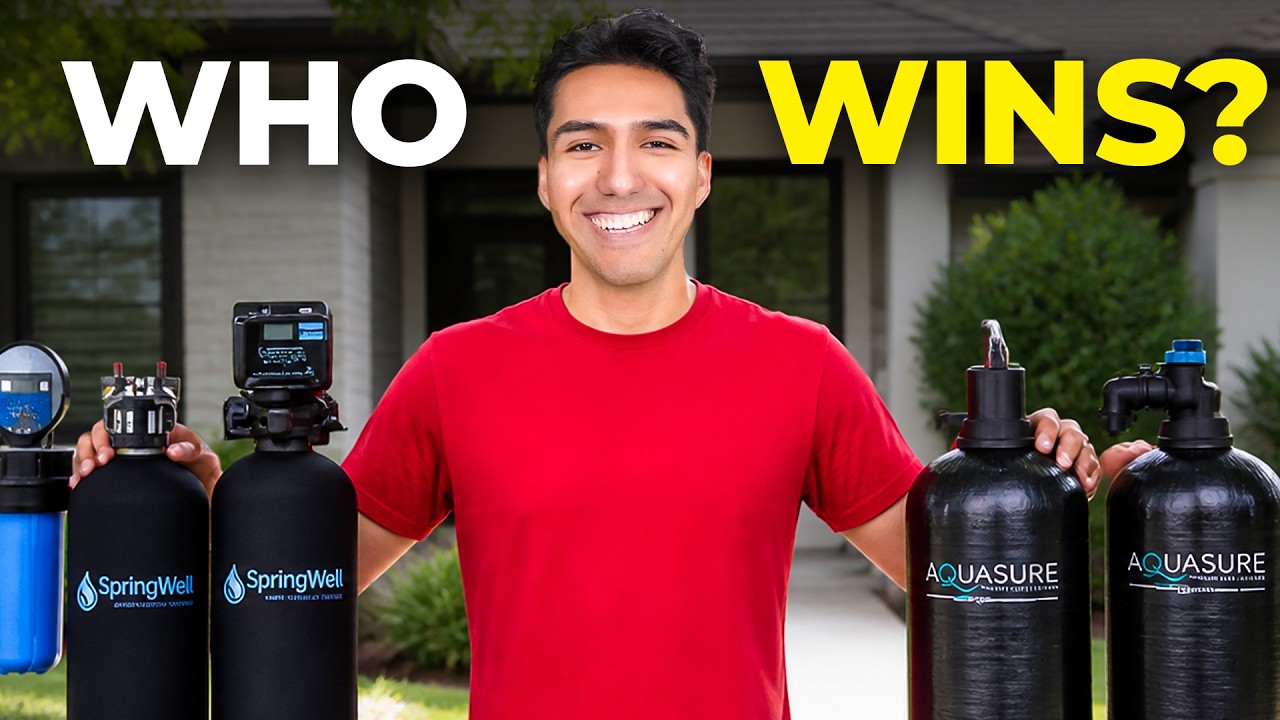 Video thumbnail for SpringWell VS Aquasure: Which Is The Best Water Softener For Your Home?