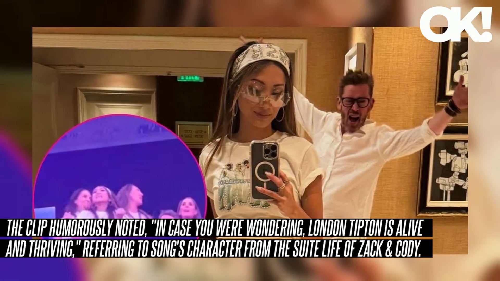 'Video thumbnail for Brenda Song Goes Wild at Backstreet Boys Show While Macaulay Culkin Stays Cool as a Cucumber: Watch'