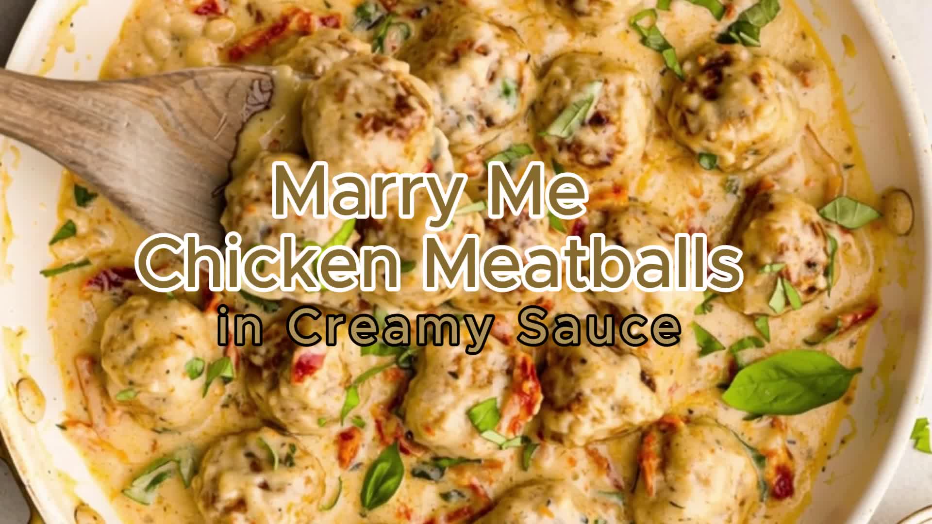 Video thumbnail for Marry Me Chicken Meatballs in Creamy Sauce – Easy, Juicy & Irresistible Dinner