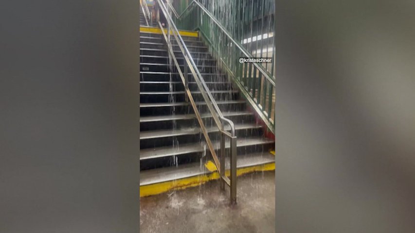 Video thumbnail for MTA steps up flood protections after storm soaks NYC subways