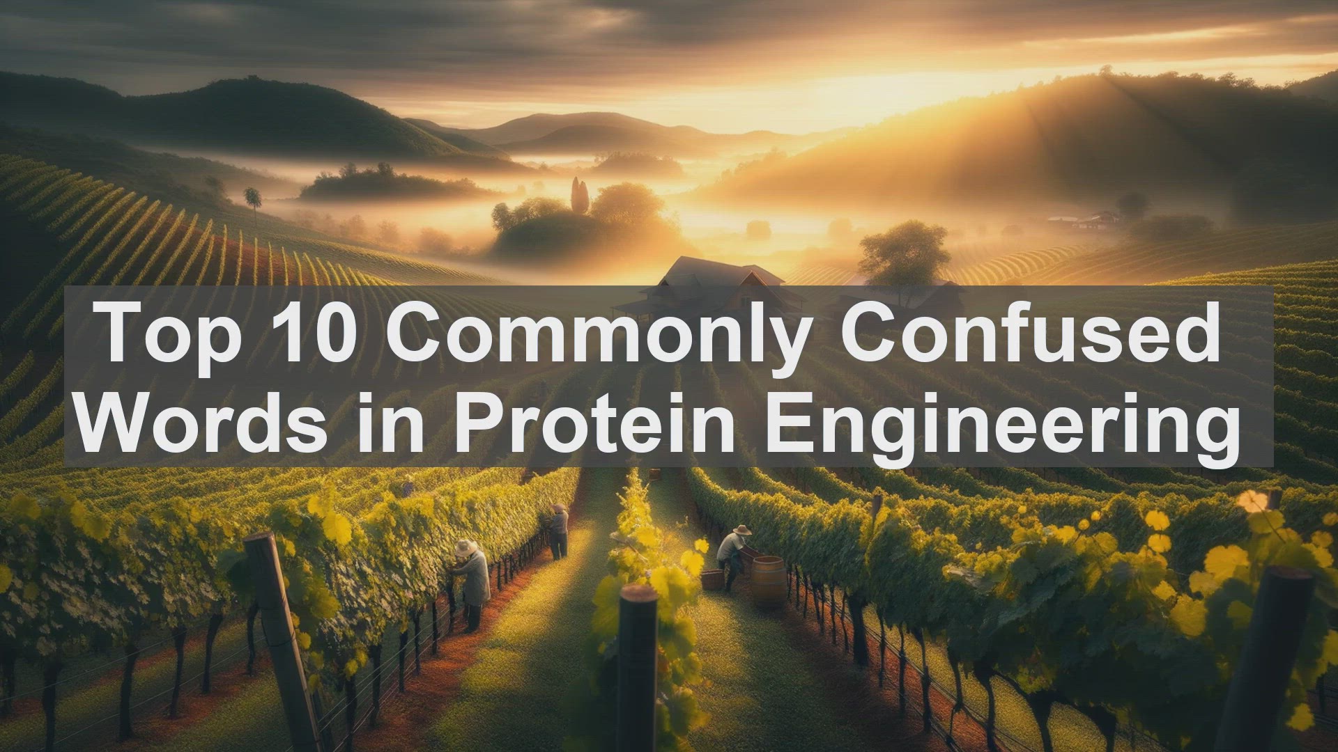 'Video thumbnail for Top 10 Commonly Confused Words in Protein Engineering'