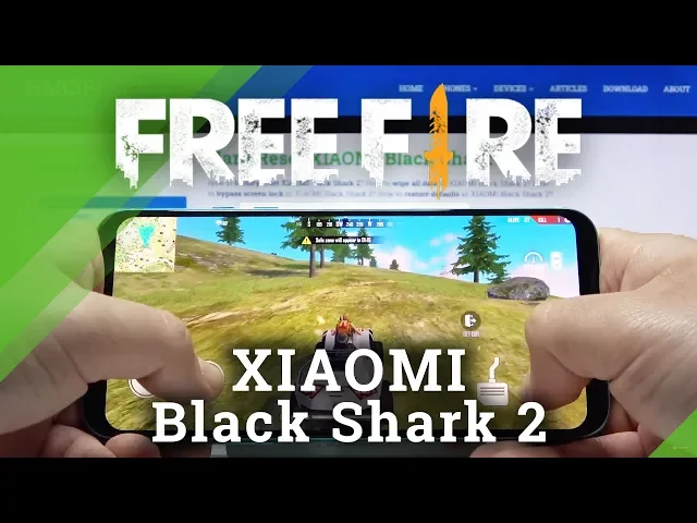 Video thumbnail for Gameplay example of Garena Free Fire being played on Xiaomi Black Shark 2 – How it works