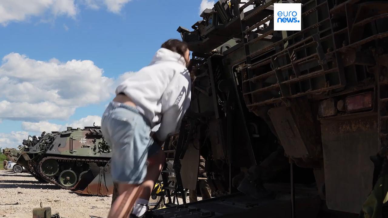 Video thumbnail for How a NATO essay contest won a Lithuanian schoolgirl a ride in a Bundeswehr tank