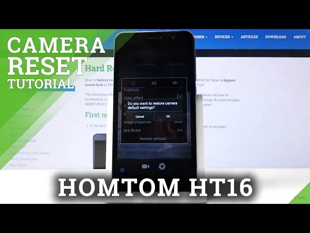 Video thumbnail for How to Reset Camera on Homtom HT16 – Quick Camera Fix