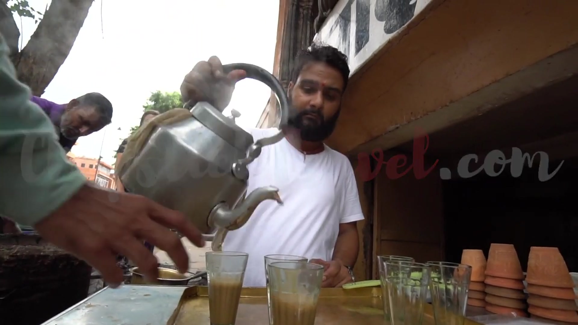 'Video thumbnail for INDIAN STREET FOOD in Jaipur, India - VEG + NON VEG HEAVEN | RAJASTHANI Street Food in India 2018'