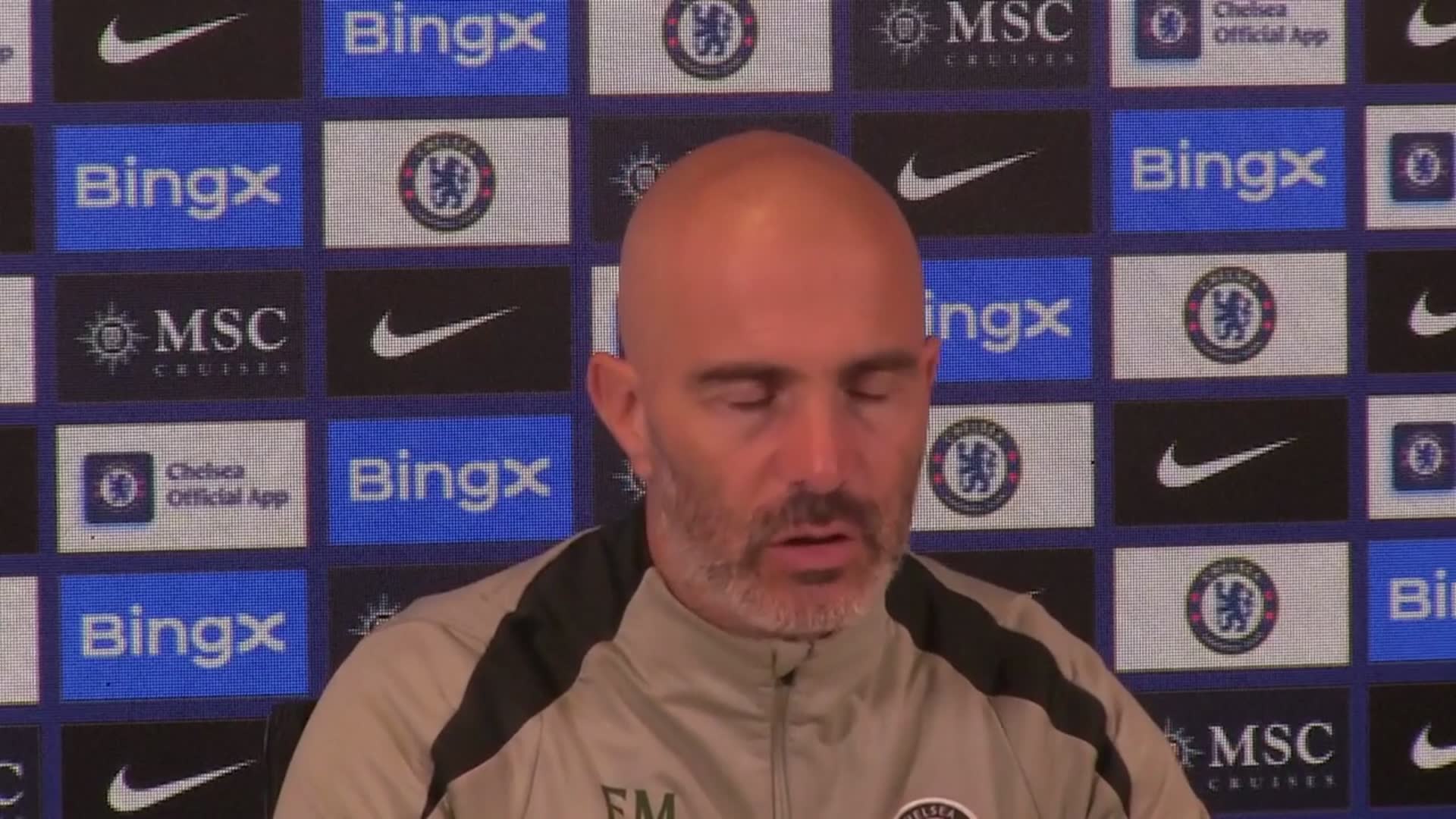 'Video thumbnail for 'We can't give away presents' - Enzo Maresca reacts to Chelsea's 3-1 home defeat to Brighton'
