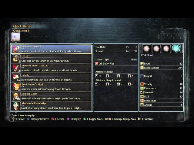 Video thumbnail for Bloodborne - Hunter's Dream: Beckoning Bell & Silencing Blank Aquired Location Details / Information