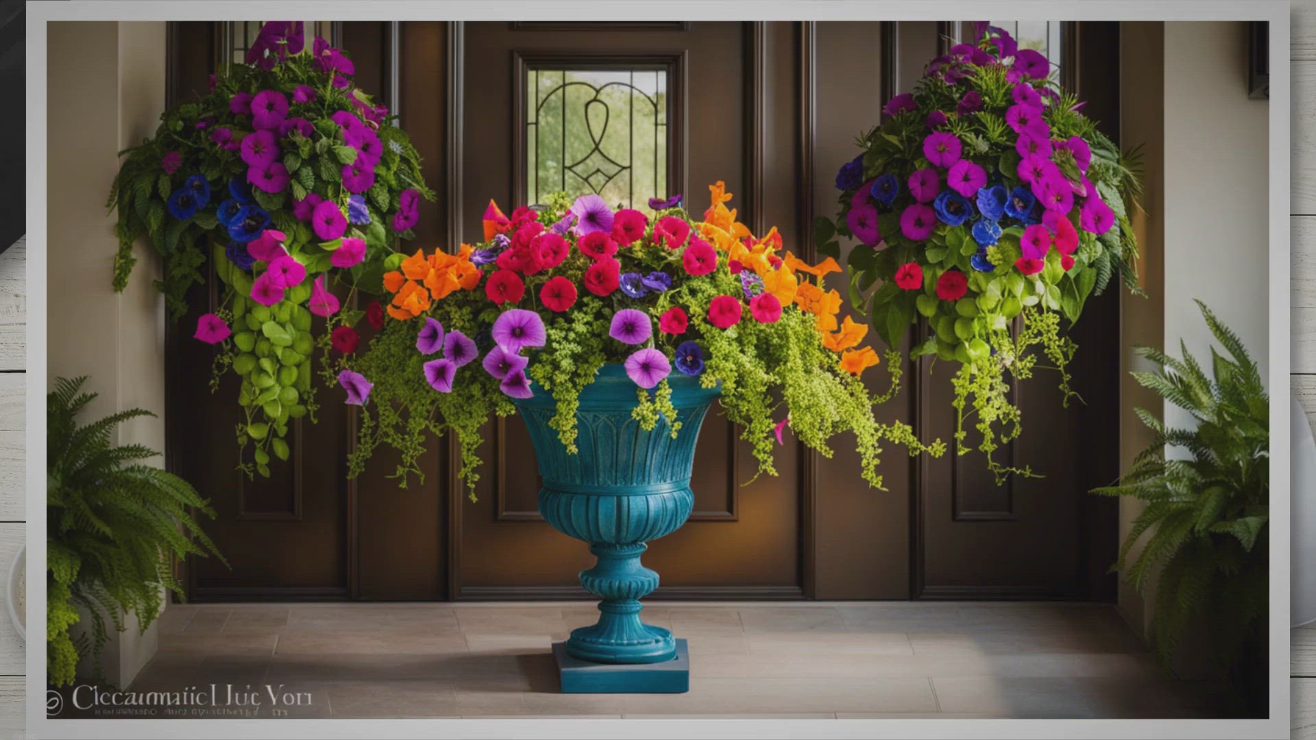 'Video thumbnail for 10 Amazing Home Entryway Planter Ideas: Transform Your Entrance into a Green Oasis'