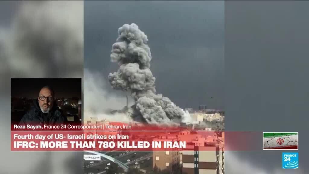Video thumbnail for Israel, US strikes hit building of body to elect new Iran supreme leader