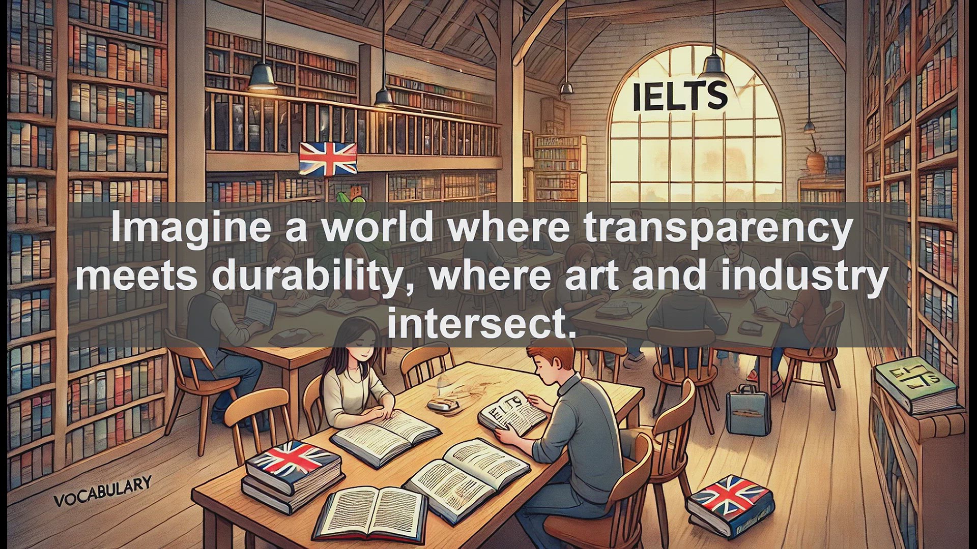 'Video thumbnail for 5000 Must Know IELTS 8.0 Vocabulary - Acetate: The Clear Plastic Revolutionizing Fashion and Industry'