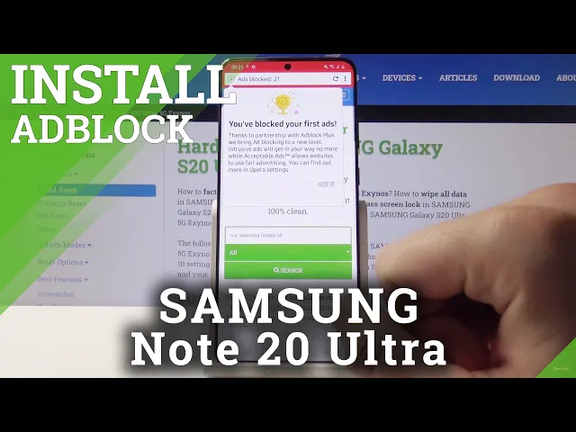 Video thumbnail for How to Use AdBlock in SAMSUNG Galaxy S20 Ultra – Block All Adverts