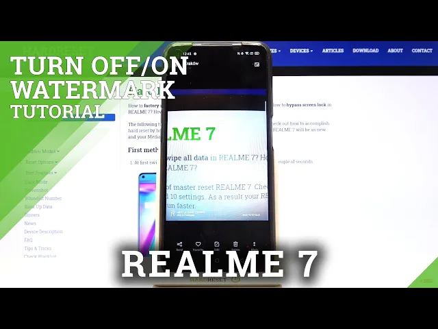 Video thumbnail for How to Manage Camera Watermark in REALME 7 -  Personalize Watermark Options