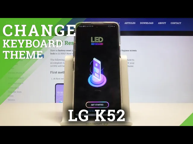 Video thumbnail for How to Install LED Keyboard in LG K52? Change Keyboard Theme