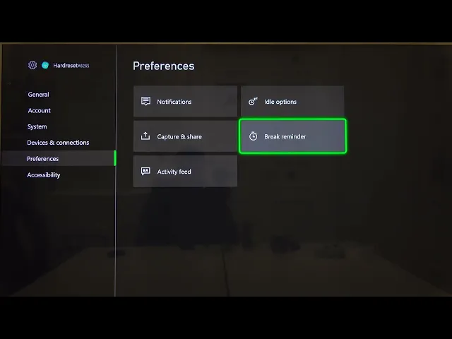 Video thumbnail for How to Set Break Reminder in XBOX Series S?