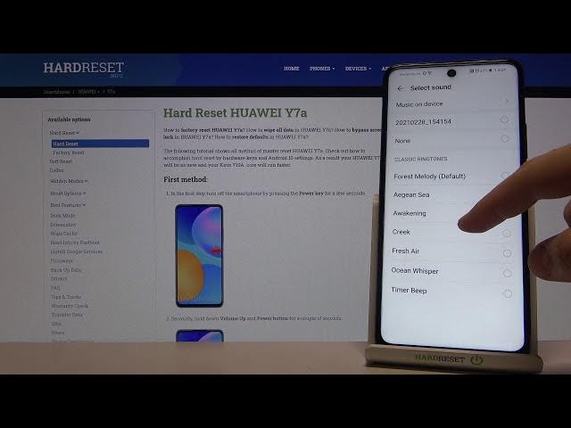 Video thumbnail for Alarm Tones on Huawei Y7a – Available Sounds of Alarms