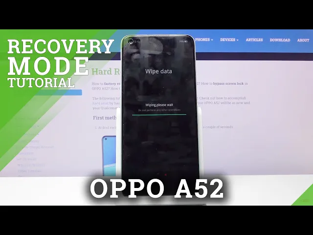 Video thumbnail for How to Bypass Screen Lock By Recovery Mode in OPPO A52 – Accomplish Hard Reset Operation