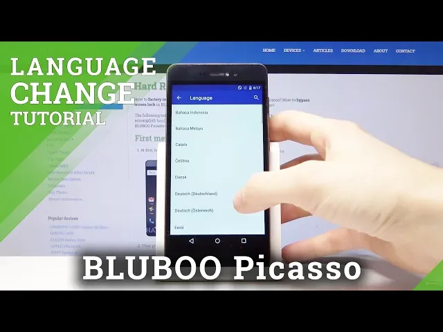 Video thumbnail for How to Set Up Language Settings in BLUBOO Picasso - Change Language