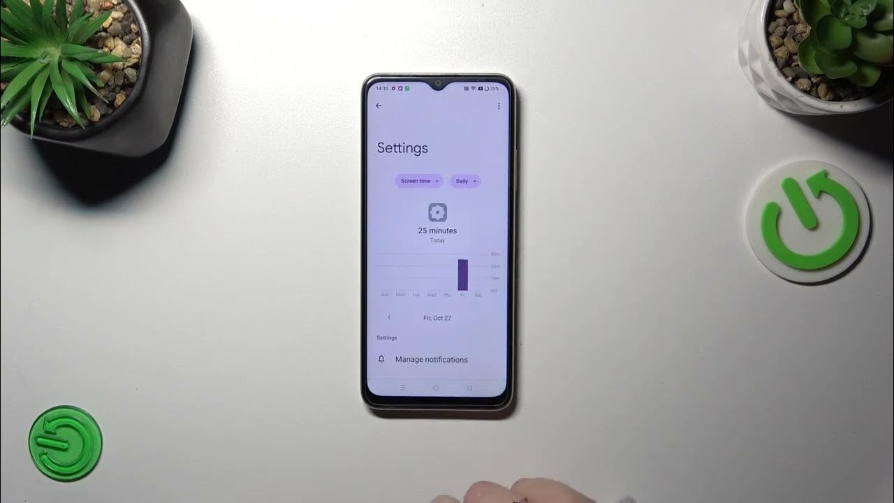 Video thumbnail for How to Check Total Screen Time on OPPO A38?