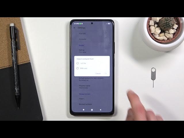 Video thumbnail for How to Transfer Contacts between SIM Card and XIAOMI Redmi Note 10 Pro Internal Memory