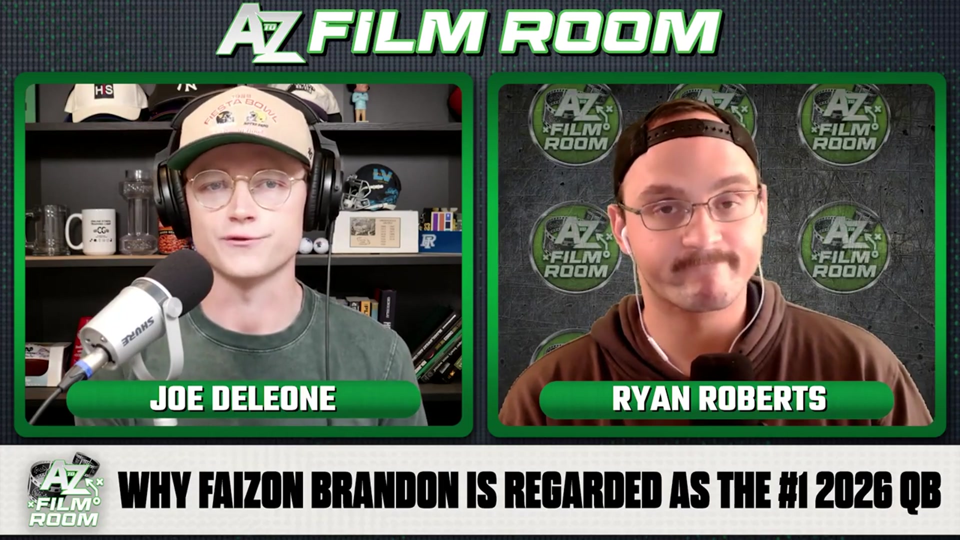 'Video thumbnail for a to z sports film room: faizon brandon: elite 2026 qb potential, tennessee volunteers commit'