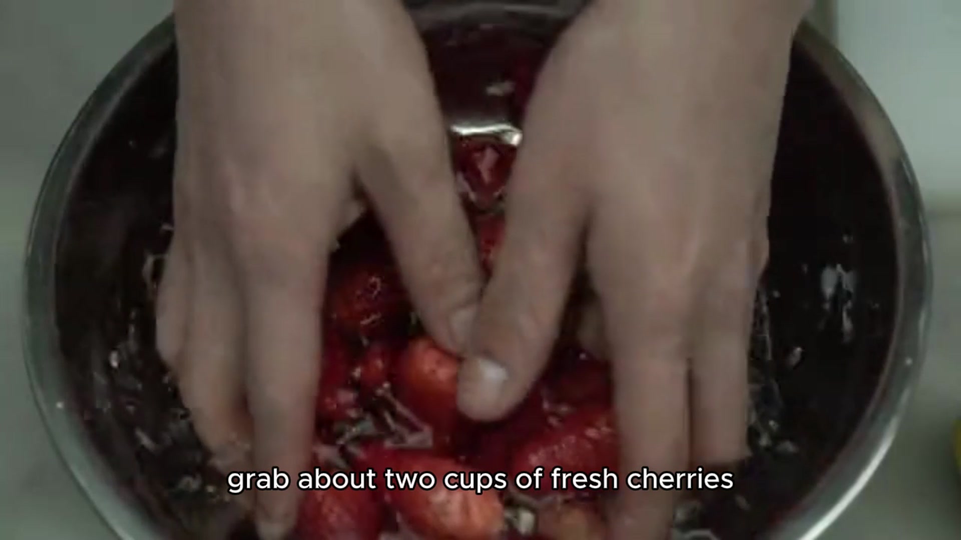 Video thumbnail for Roasted Cherries & Whipped Cream Cheese Dip