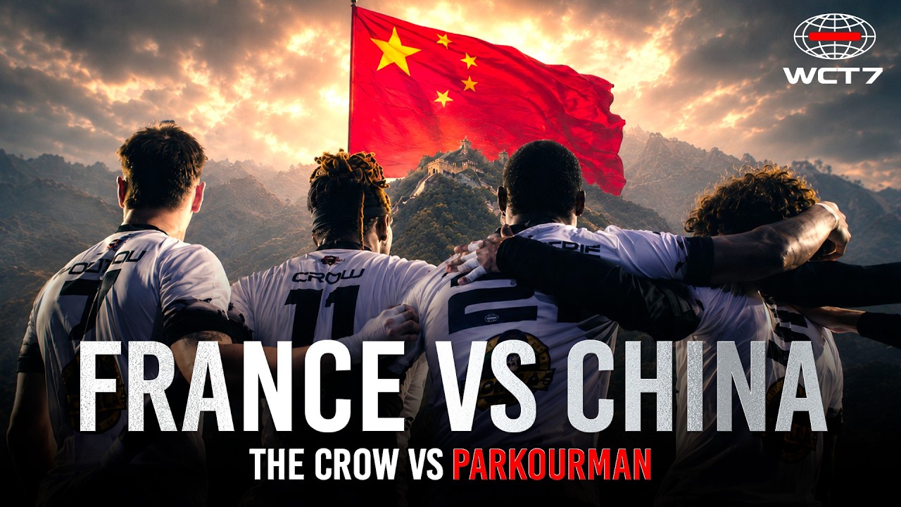 Video thumbnail for 4x CHINESE CHAMPION vs France ParkourMan v The Crow | WCT7