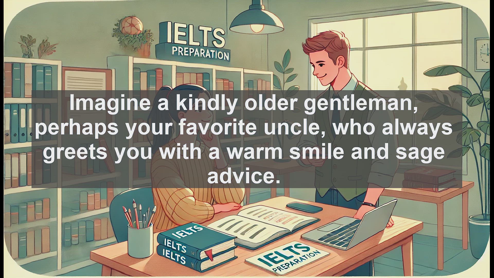 'Video thumbnail for 2000 Must Know IELTS 9.0 Vocabulary - Avuncular: The Warm, Uncle-Like Quality in Language'