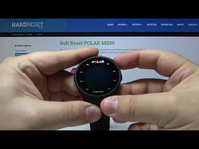 Video thumbnail for How to Soft Reset POLAR M200 – Fix Frozen Screen / Force Restart