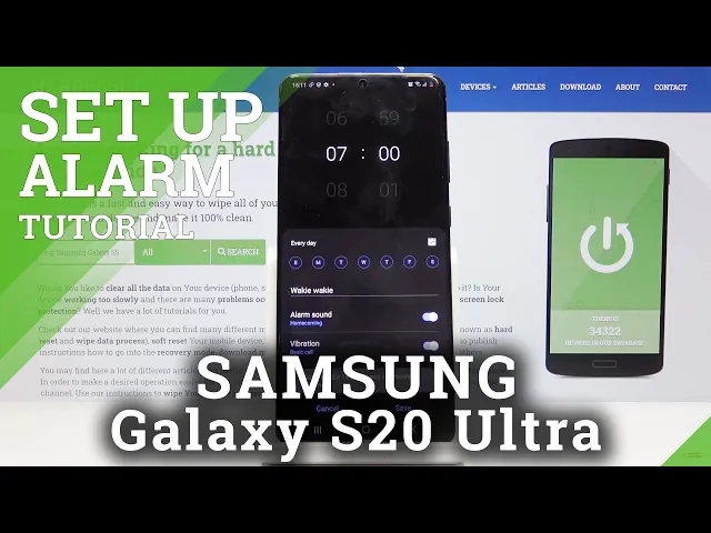 Video thumbnail for How to Add Alarm in SAMSUNG Galaxy S20 Ultra – Set Up Alarm