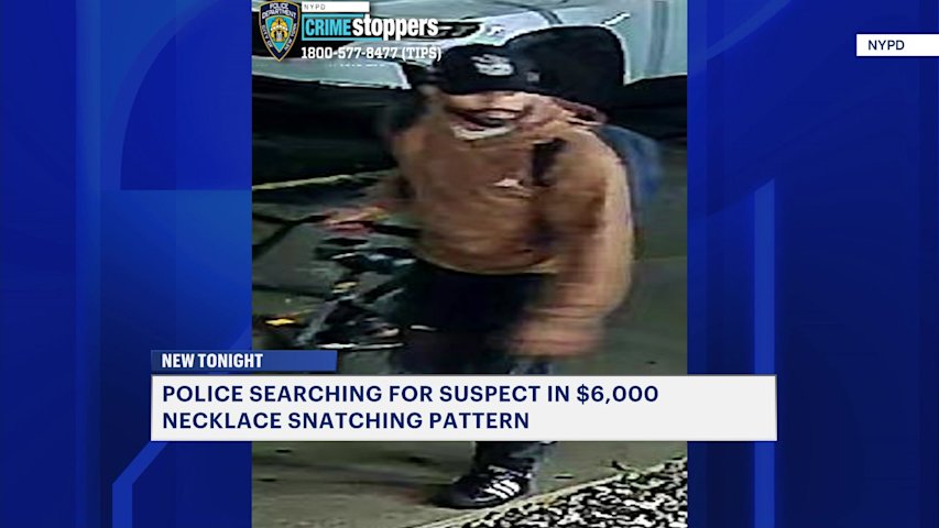 Video thumbnail for Suspect wanted in Brooklyn necklace snatching pattern