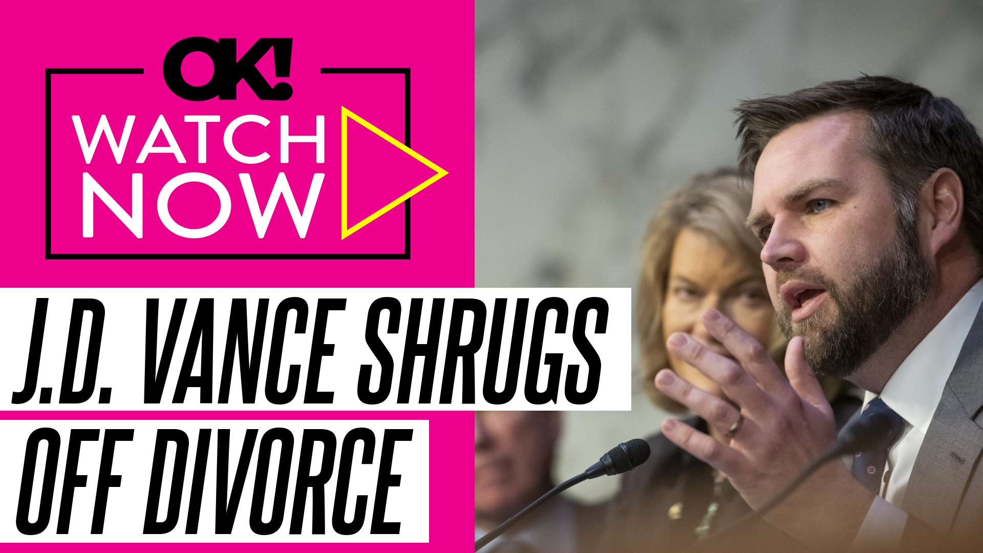 Video thumbnail for J.D. Vance Unbothered by Divorce Rumors Despite Wife Usha Ditching Her Wedding Ring: 'We Get a Kick Out of It'