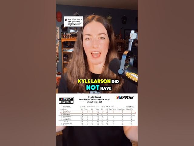 Video thumbnail for Kyle Larson Currently Has No Playoff Points.