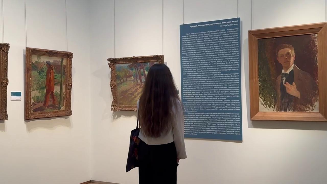 Video thumbnail for Russia: Exhibition of "Russian Claude Monet" Konstantin Kuznetsov opens at St. Petersburg's Hermitage.
