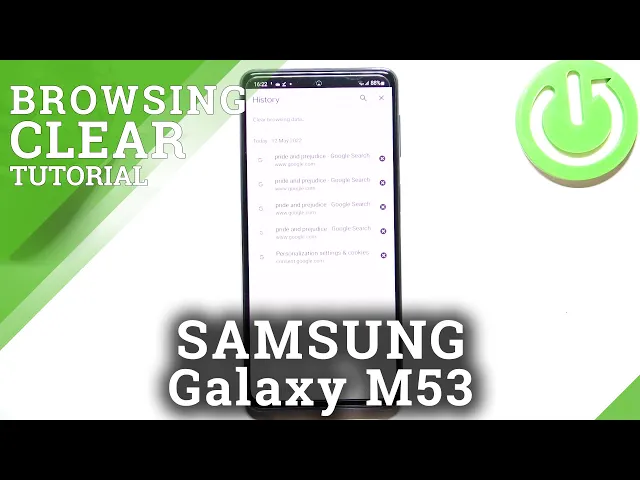 Video thumbnail for How to Clear Browsing Data on SAMSUNG Galaxy M53 - Remove Browsing History