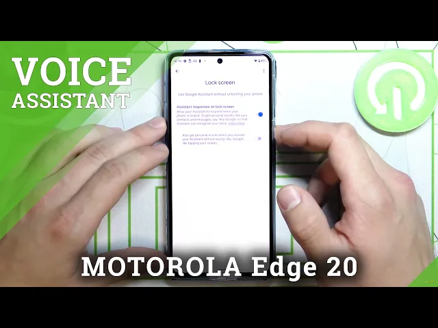 Video thumbnail for How to Operate Google Assistant on Lock Screen in Motorola Edge 20 -  Voice Assistant on Lock Screen