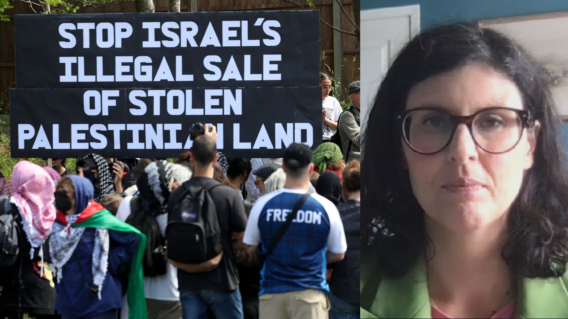 Video thumbnail for British MP says UK must ban trade with illegal Israeli settlements