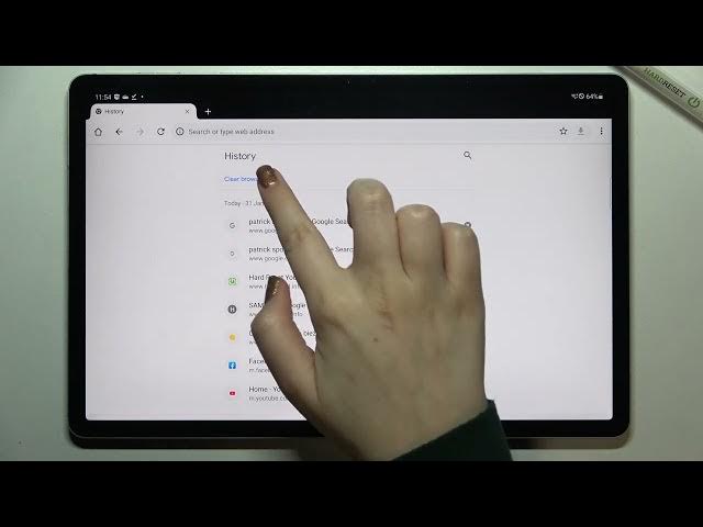 Video thumbnail for How to Clear Browser in SAMSUNG Galaxy Tab S7 FE – Find Browsing History Removing