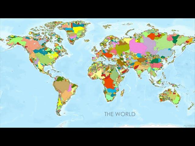 Video thumbnail for Redrawing the World Map: What If Countries Were River Basins?