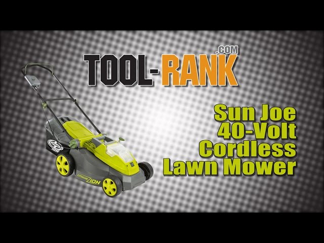 Video thumbnail for Sun Joe iON 40V Brushless Cordless Lawn Mower Review